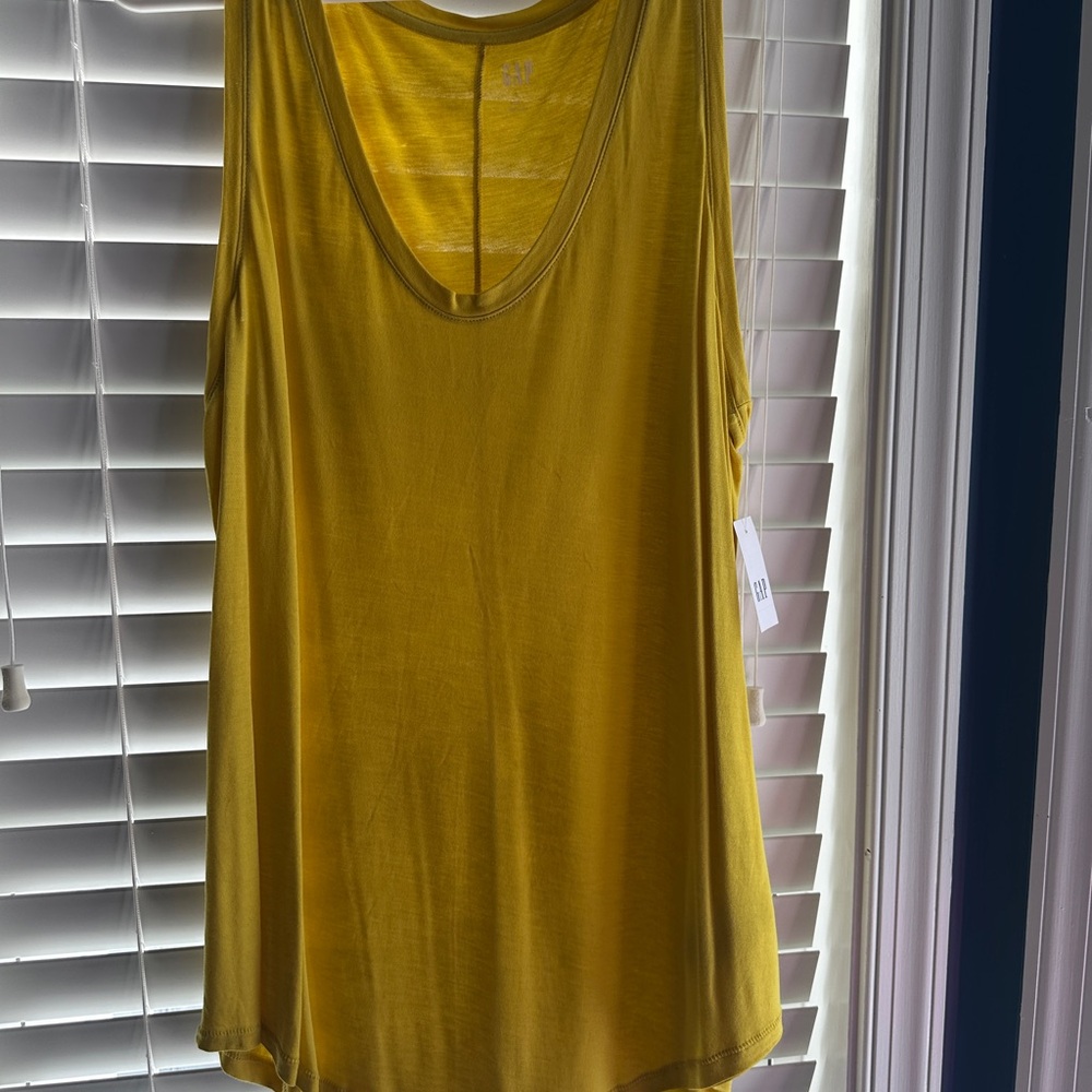 GAP Factory Yellow Tank Top